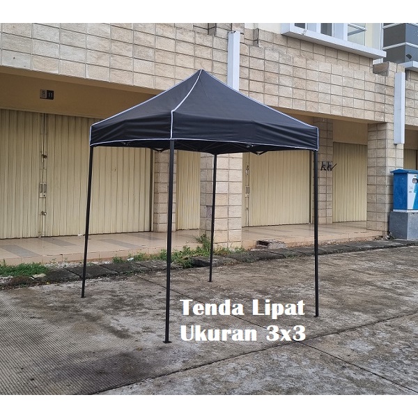 Tenda Lipat Ukuran 3x3 Besi Petak / Tenda Matic / Folding Tent