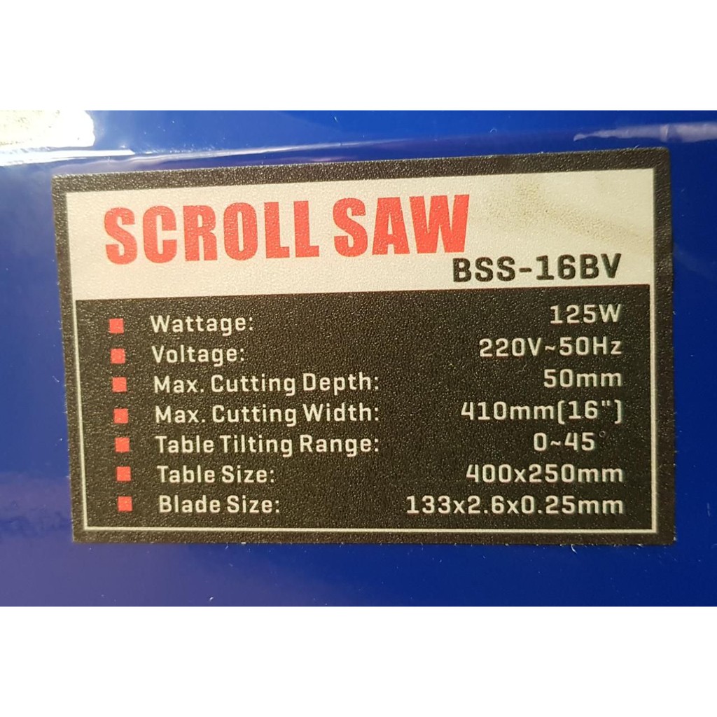 MOLLAR Scroll Saw Variable Speed Modern 16 Gergaji Figura dremel