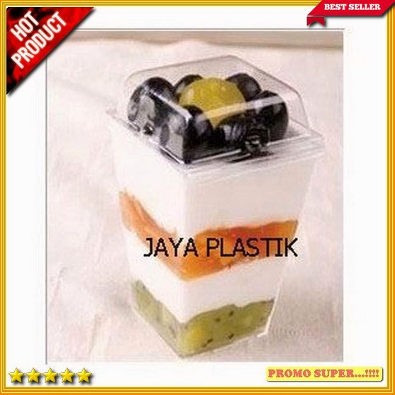 CUP PUDING GARIS PERSEGI / CH- 5570 ( GARANSI ) Y2701