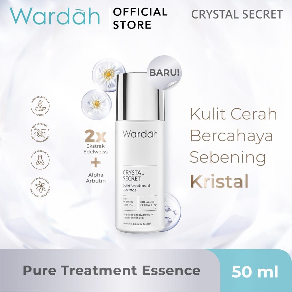 Wardah Crystal Secret Pure Treatment Essence 30ml | 50ml | 100ml