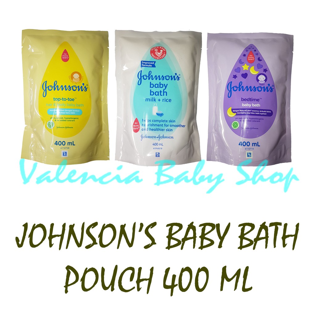 Johnson's Baby Bath Pouch 400 mL