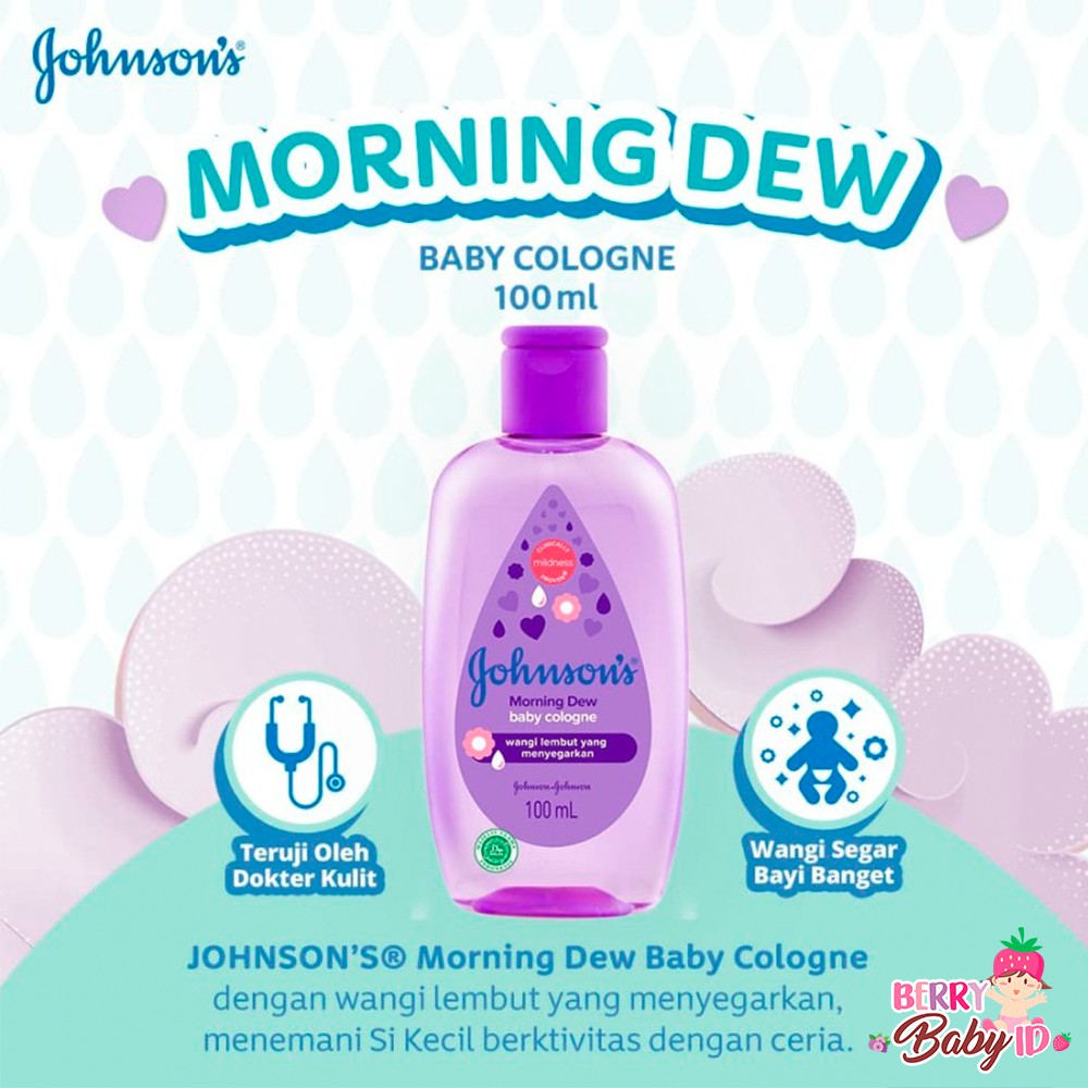 Johnson's Baby Cologne Parfum Bayi Anak Minyak Wangi 100ml Johnsons Berry Mart