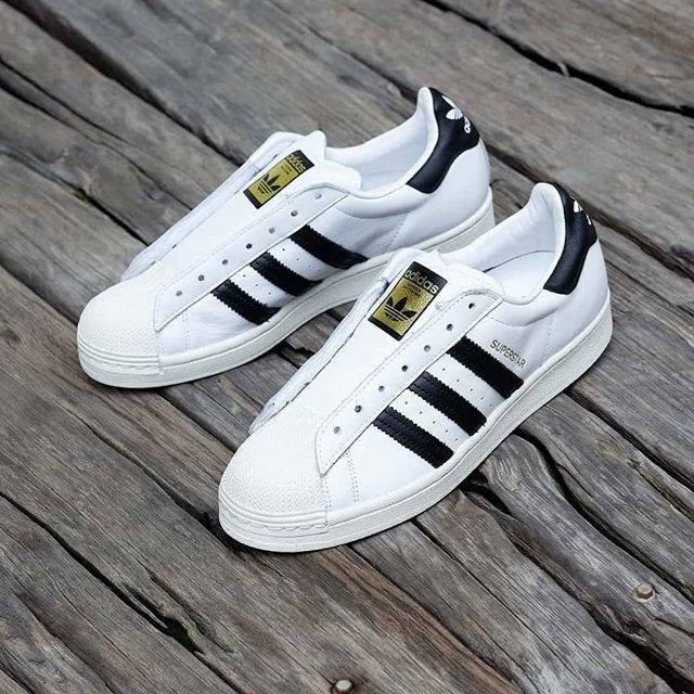 Adidas Superstar Women Laceless White Black