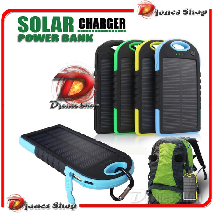 ORIGINAL PowerBank Solar Charger | Tenaga Surya / Matahari TERMURAH