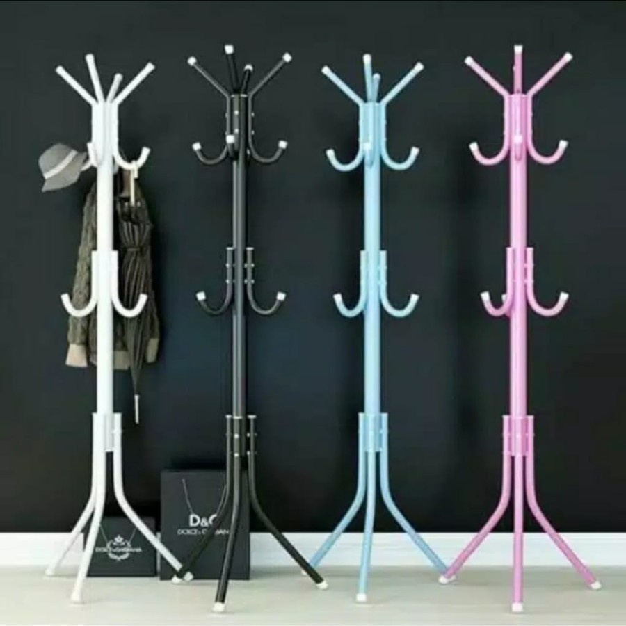 Stand Hanger / Gantungan Tiang Berdiri / Hanger Gantungan Baju Tas multifungsi