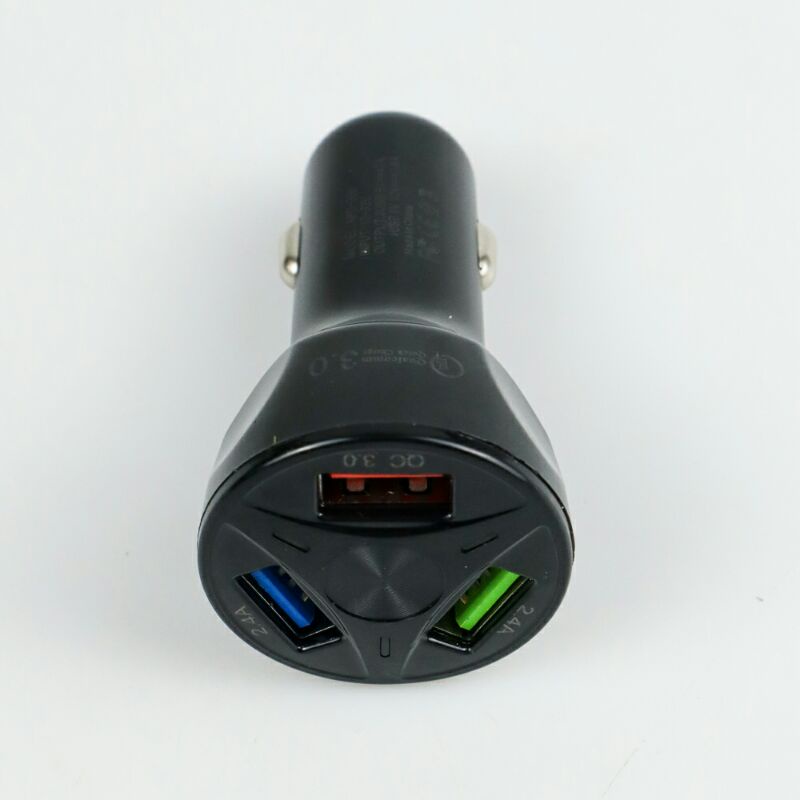 Car Charger Mobil USB 3 Port 2.4A QC 3.0 Suhach Apd-368