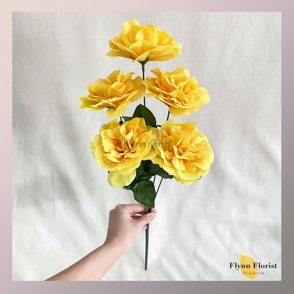 Bunga Artificial Gardenia Tropis X5 (satuan) Bunga Artificial / Bunga Plastik / Bunga Dekorasi-1