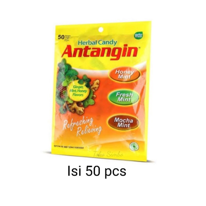 

Permen herbal antangin assorted mix aneka rasa isi 50 pcs