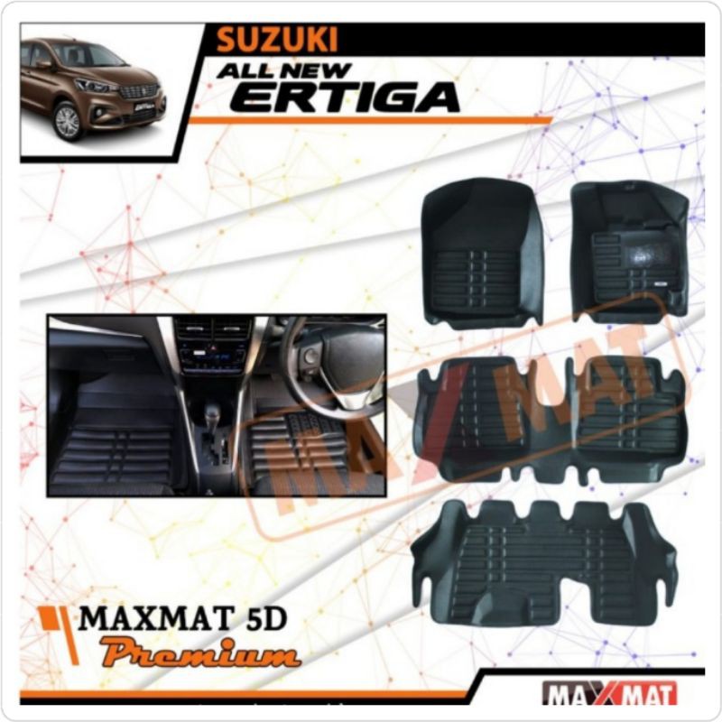 Karpet Mobil Ertiga 2018-ON Maxmat 5D Premium