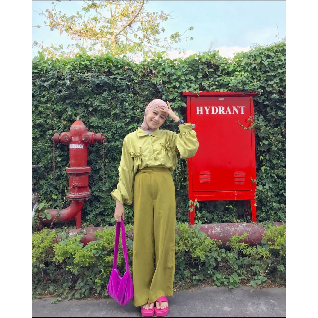 1KG MUAT 5PCS | LUMA BLOUSE SERUT ATASAN WANITA COTTON HITS OOTD FASHION WANITA SELEBGRAM