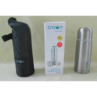 CROWN Thermos 350ml / Termos Air Panas / Dingin 350 ml EasyTravel Vacuum + Free Bubble Wrap