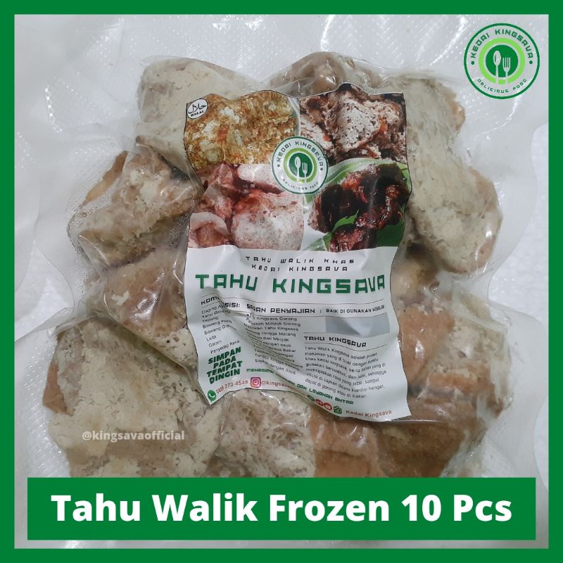 Jual Tahu Walik Frozen Khas Kedai Kingsava Isi 10 Pcs Shopee Indonesia