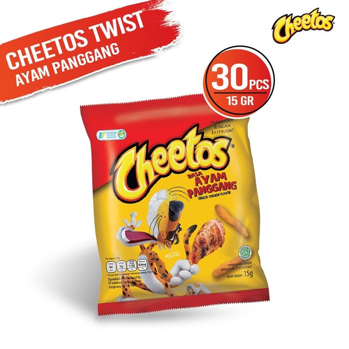 

Cheetos Twist Ayam Bakar 15 Gr 30 Pcs