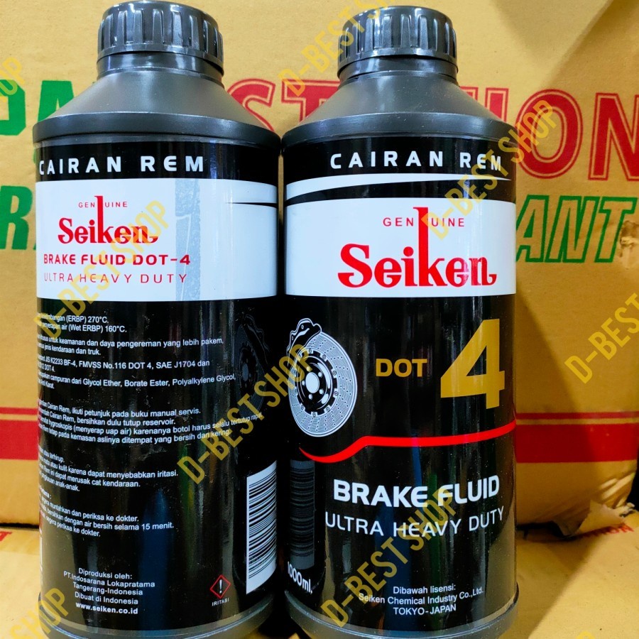 Minyak rem / BRAKE FLUID &quot; SEIKEN &quot; DOT4 | DOT 4 - 1 LITER