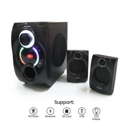 Speaker Bluetooth Simbadda CST 7000N+ Subwoofer Bass Power LED Display