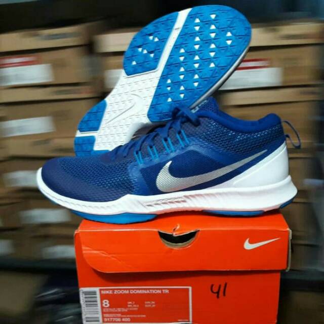 Termurah sepatu NIKE ZOOM DOMINATION Original Asli. Sepatu Running. Size 43
