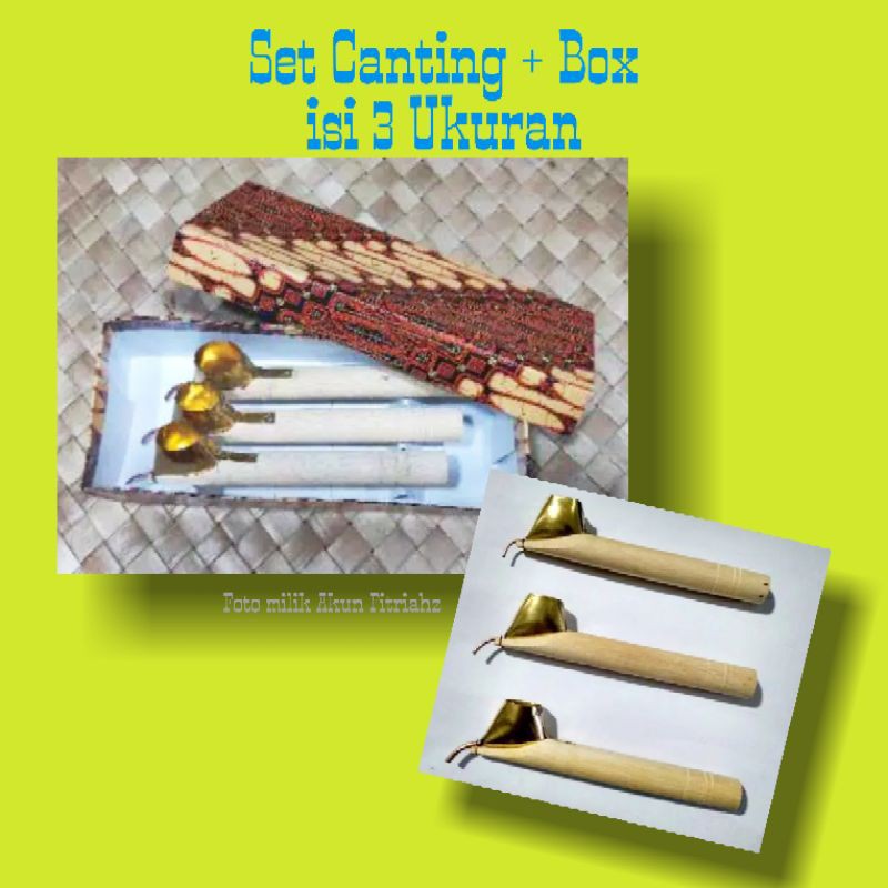 Canting 3in1 Set 3 ukuran kemasan Box