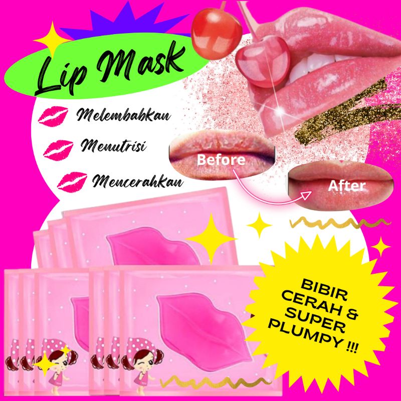 Lips Mask Collagen Masker untuk Bibir Hitam