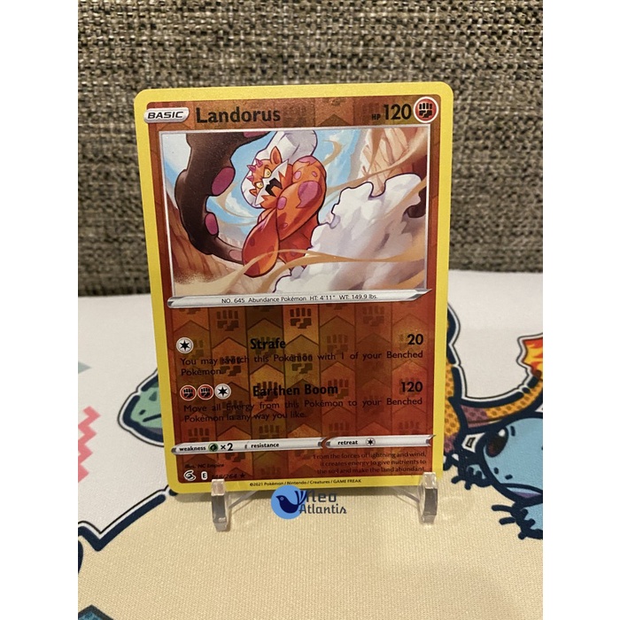 Pokemon TCG English Landorus - 148/264 - Reverse Holo Fusion Strike