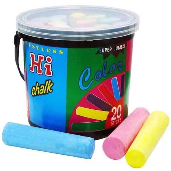 

Kapur Jumbo Chalk 20 warna