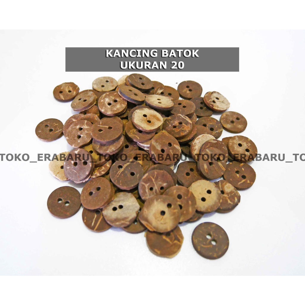 KANCING BATOK BIASA UKURAN 20L, 22L, 24L, 28L, DAN 32L