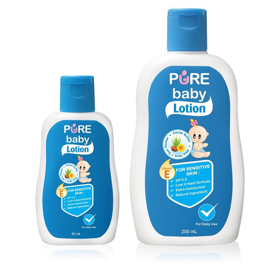 PURE BABY LOTION 80ml  / LOTION BAYI exp bln 5 2024