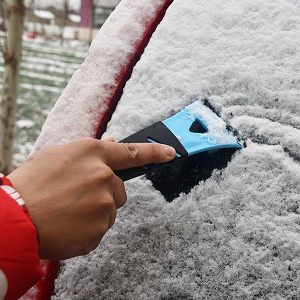 LANFY Sekop Salju Mobil Portable Plastik Alat Pembersih Mobil Perlengkapan Aksesoris Mobil Window Snow Remover Ice Scraper