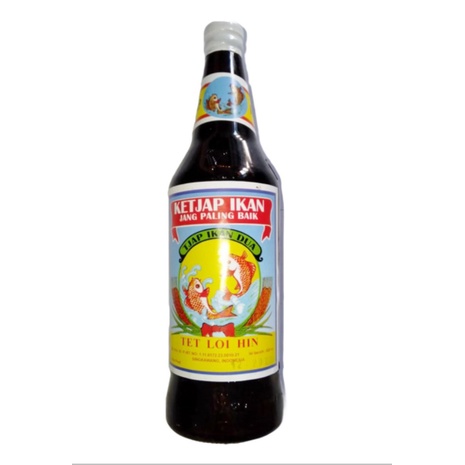 

Kecap Ikan Cap ikan dua / Tet Loi Hin Kemasan Plastik 600ML 100% Asli Singkawang