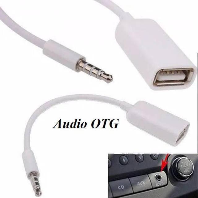 KABEL AUDIO OTG AUX JACK 3.5mm TO USB