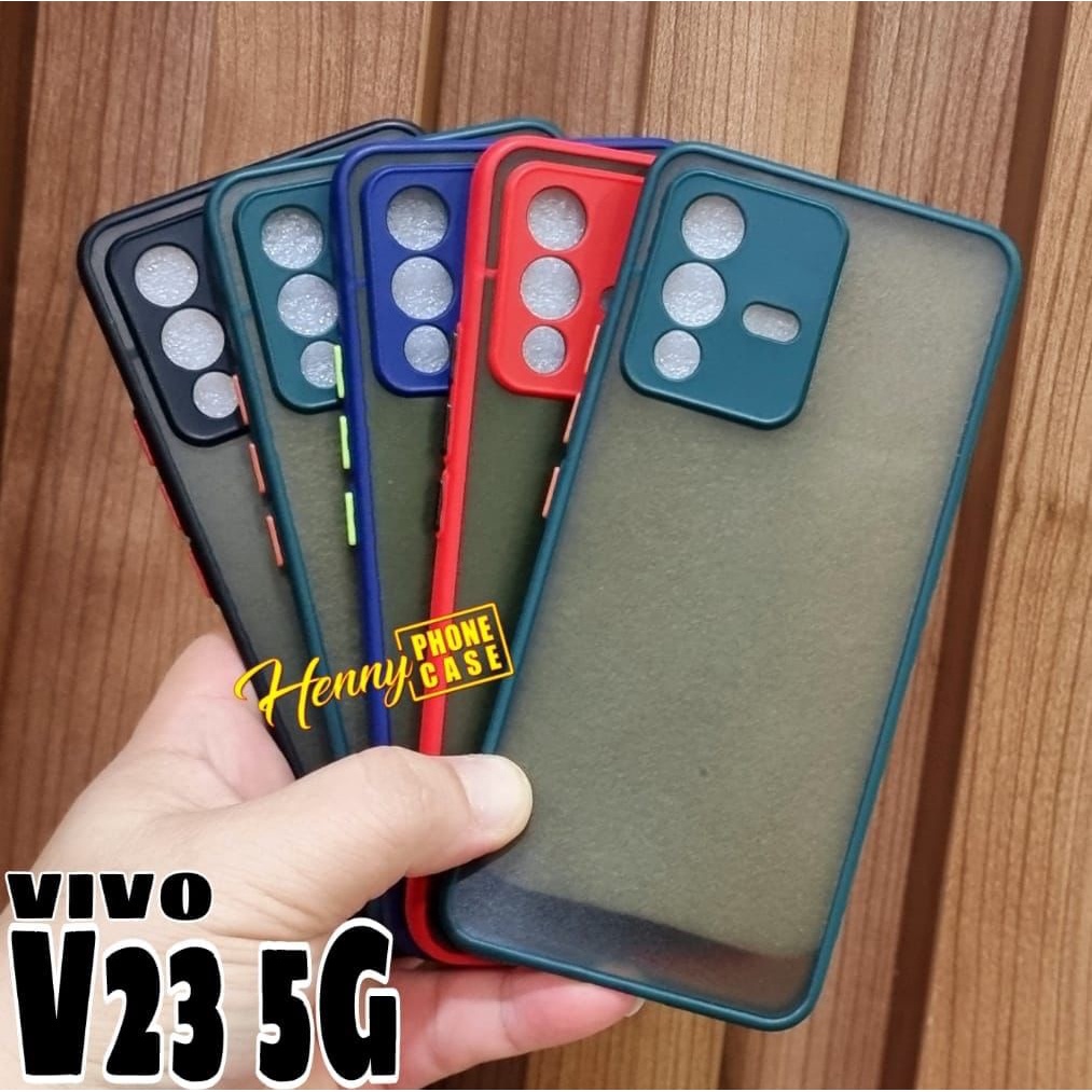 Bumper AERO CASE Vivo V23 5G 6.44 Inchi Premium Hardcase My Choice List Warna Matte