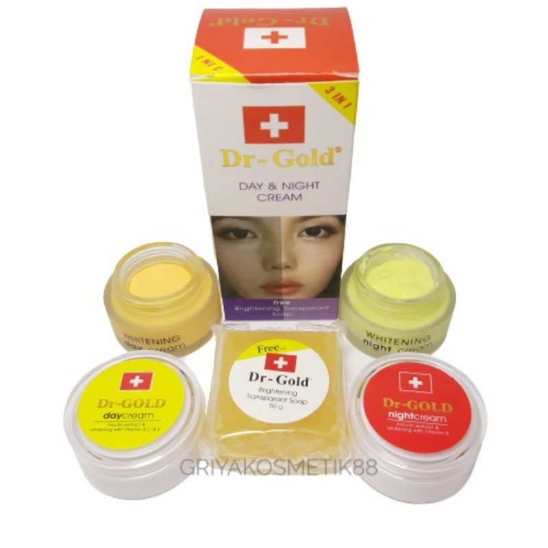 PAKET CREAM Dr PURE SET FREE SABUN BPOM | Dr GOLD BPOM