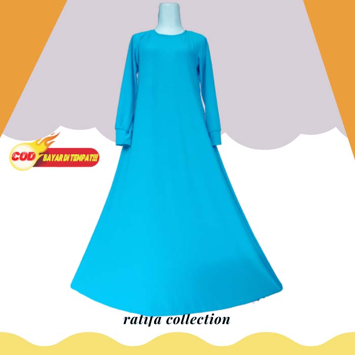 Gamis Jersey Busui Premium All size  xl LD 100 PJ130cm terbaru Fashion Muslim Wanita Inner dress