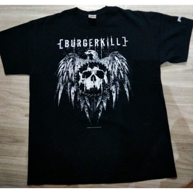 T shirt kaos band Burgerkill Buger kill Hellshow 2014 official Original