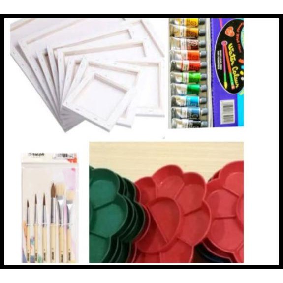 

Best Sale Paket Lukis (Kanvas 20X20,Palet,Kuas,Cat Air)
