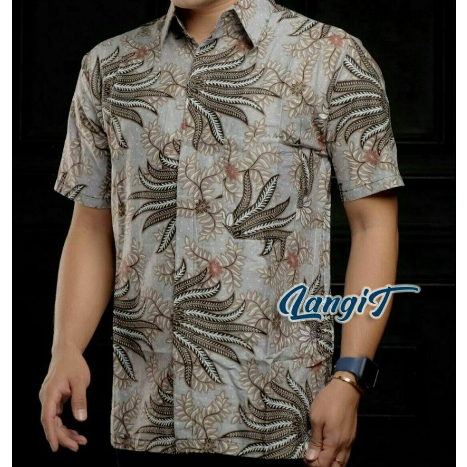 KEMEJA BATIK MODERN MOTIF PARI ID_00729