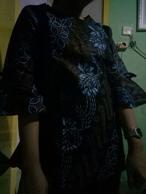 Atasan Batik Jumbo - Batik Couple - Batik Seragam Kerja - Batik Jumbo Wanita - Batik Jumbo Pria -set