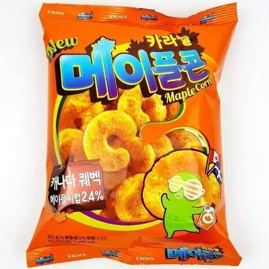 

=====] CROWN CARAMEL CORN MAPLE / SNACK KOREA 74gr