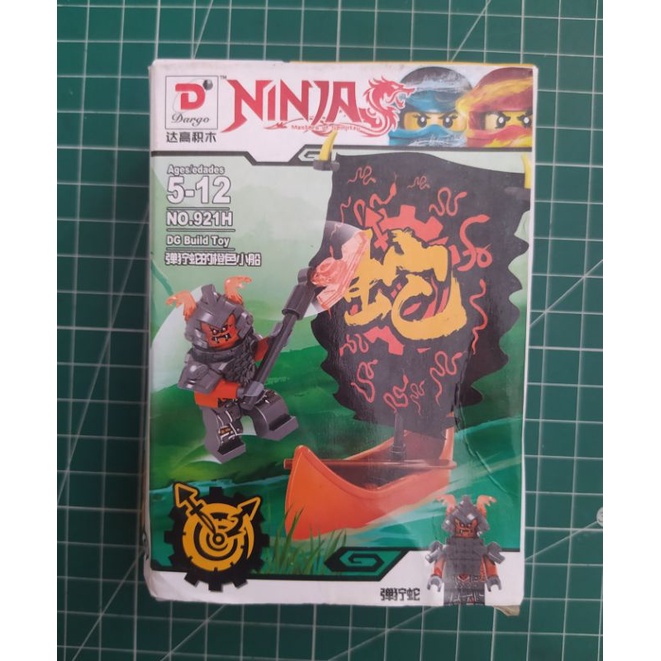 Mainan Action Figure Shinobi General Enemy Perahu Mini