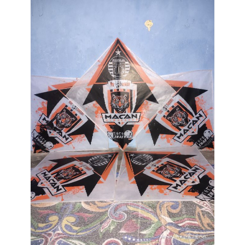 (ISI 25) LAYANGAN SUKHOI SUPER LOMBA MOTIF THE JAKMANIA/PERSIJA