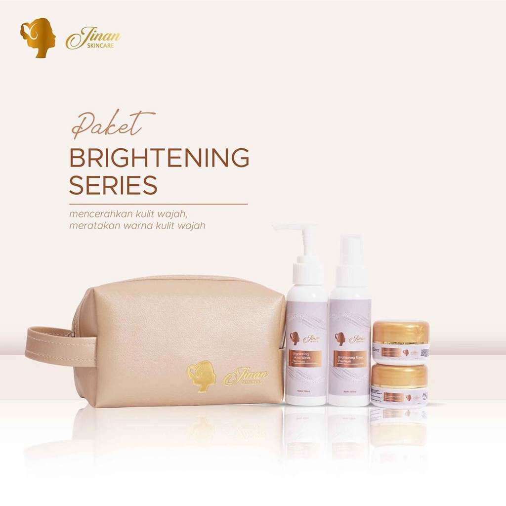 [FREE HANDSANITIZER] JINAN SKINCARE BRIGHTENING SERIES / GLOWING & MERONA / 100% ORIGINAL & BPOM