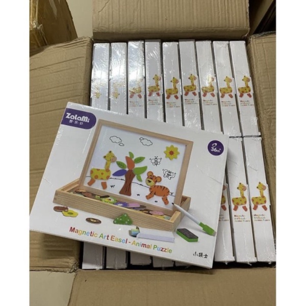 

Mainan edukasi papan magnet Puzzle Toys Animal Limited