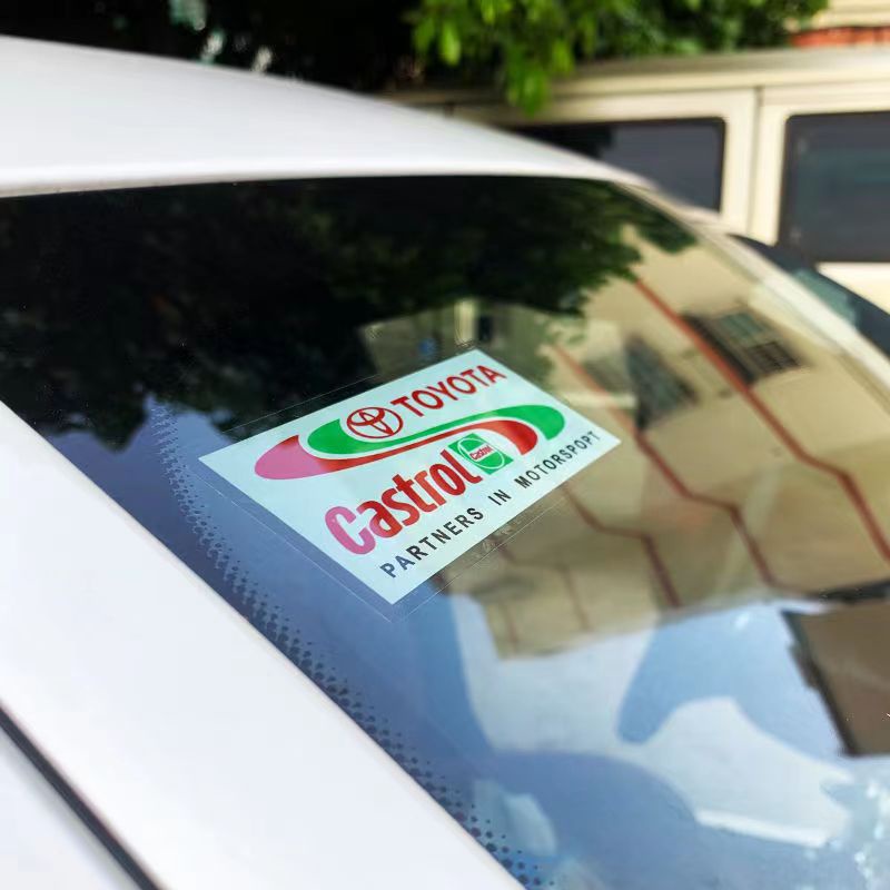 Sticker Dekorasi Kaca Depan Mobil Toyota Vios Wish Unser Avanza Sienta Hiace Estima Chr Altisah Harrier Camry Corolla Sienta Hiv4