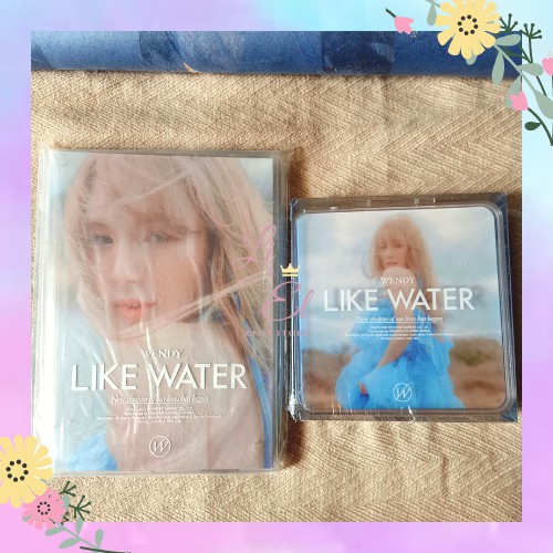 SEALED Wendy Red Velvet Solo Mini Album - Like Water (Photobook/ Jewel Case Ver)