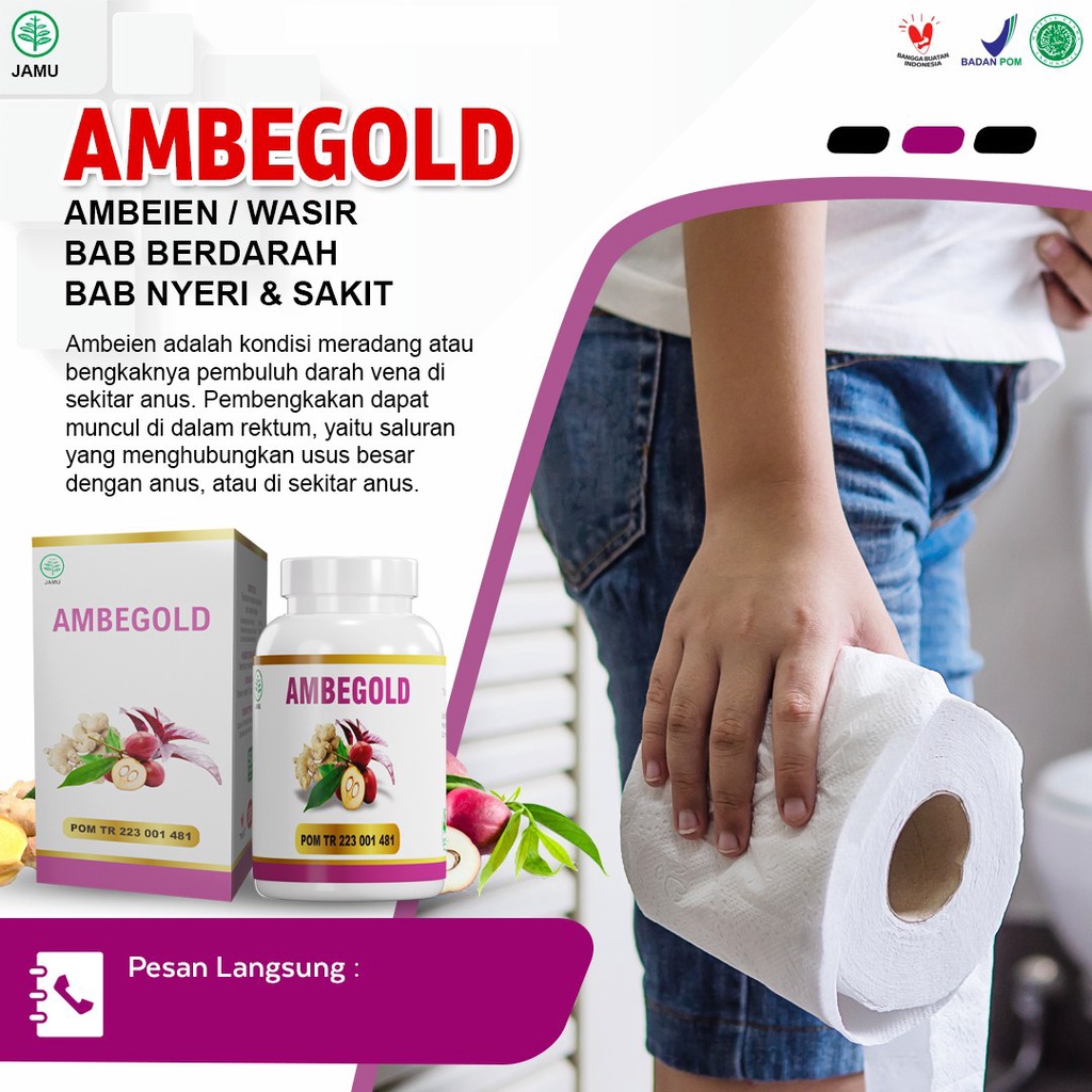 Obat ambeien AmbeGold alami