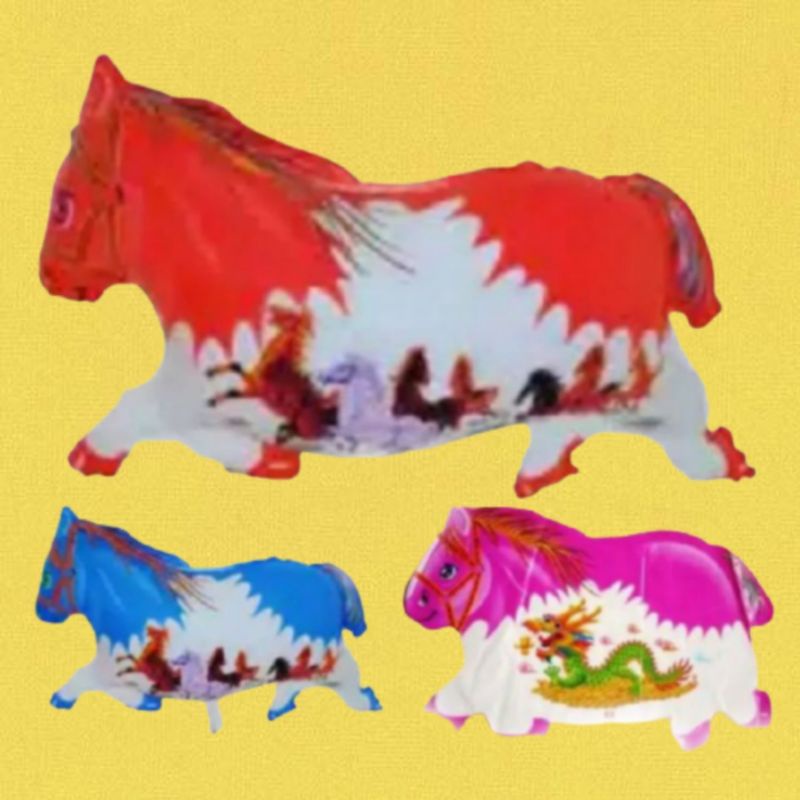 1pack KUDA (BALON GAS/FOIL/TERBANG/KARAKTER )