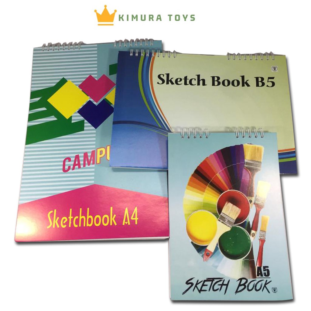 

Buku Gambar Sketch Book Ring A5 B5 Dan A4 WB