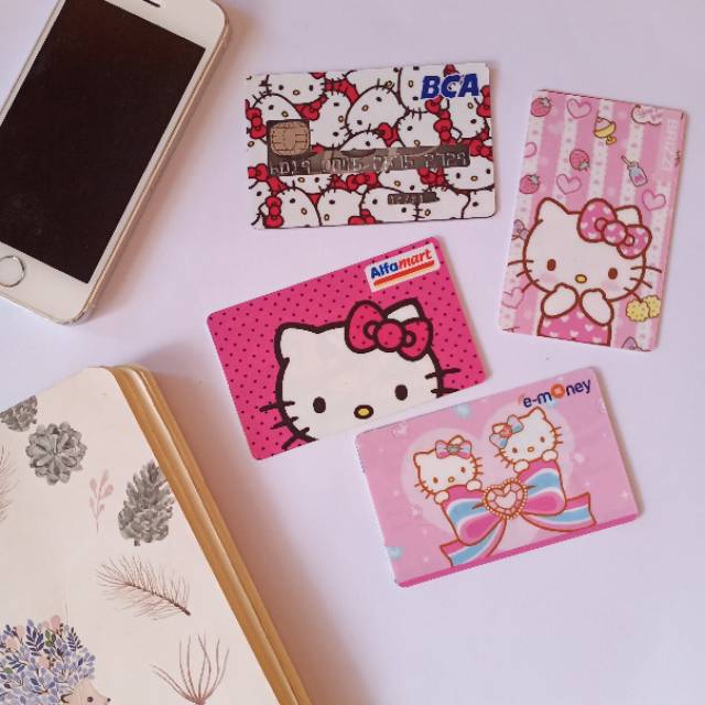 

Garskin Skin Stiker ATM DEBIT CREDIT Flazz Emoney Etoll Brizzi Indomaret Alfamart Custom