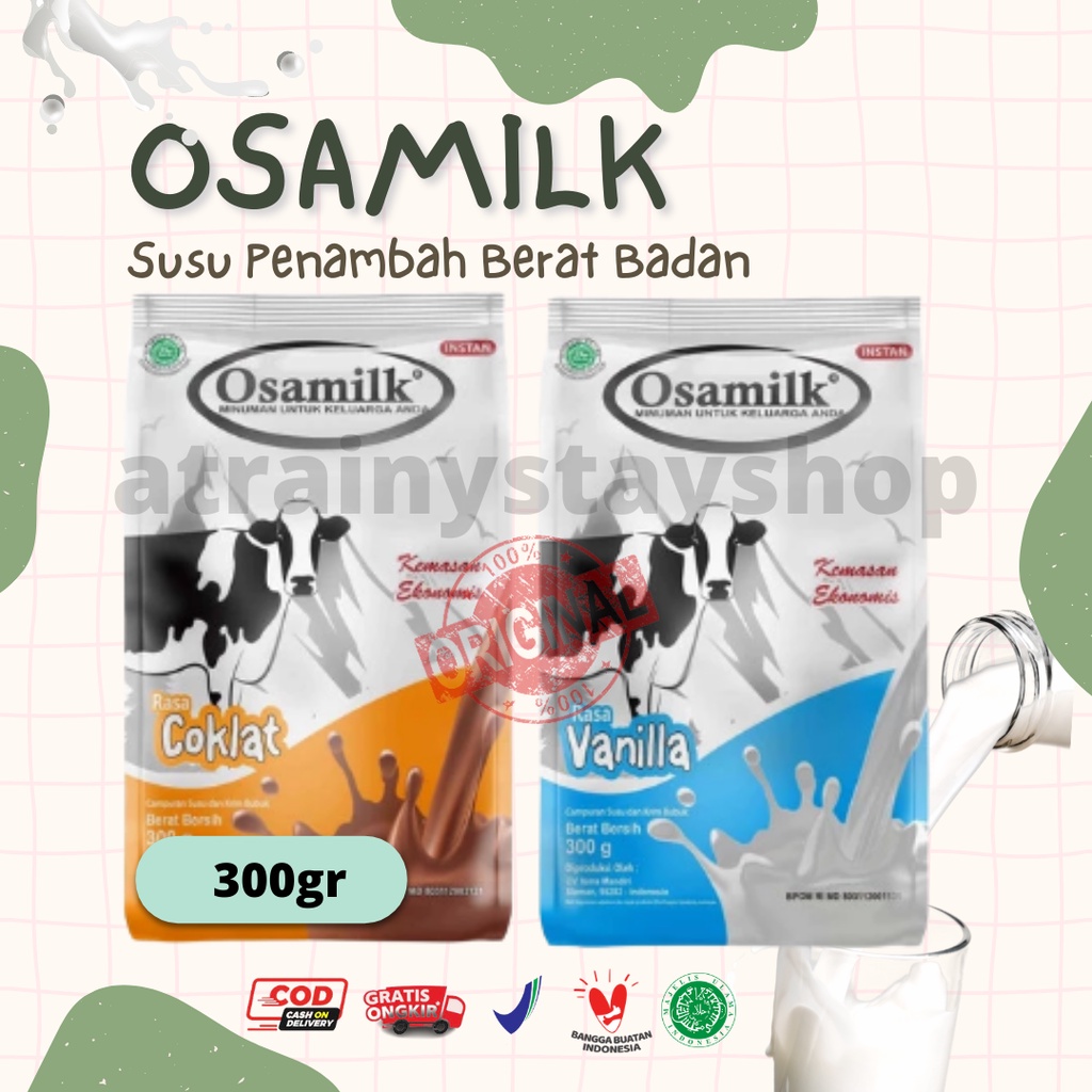 SUSU BUBUK OSAMILK 100% AMPUH MENAMBAH BERAT BADAN MENAMBAH NAFSU MAKAN ANAK