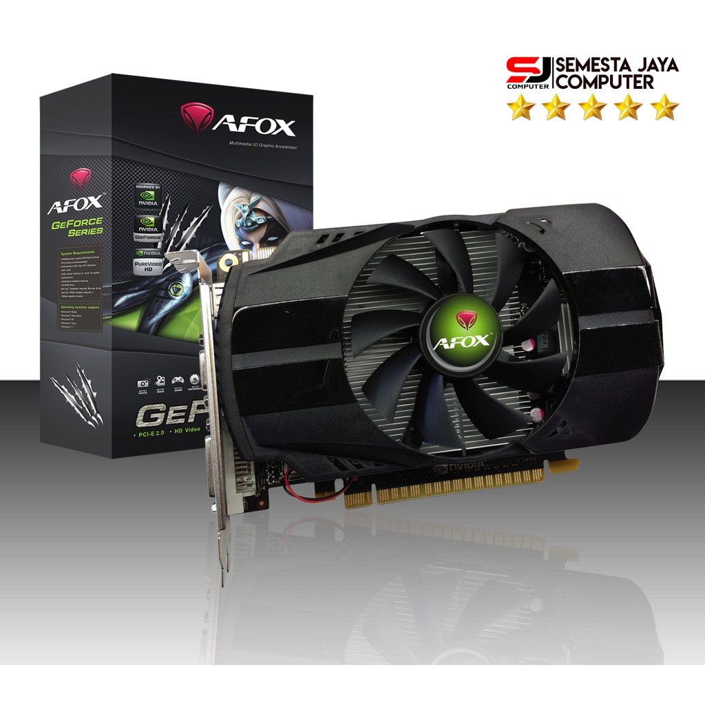 VGA AFOX NVIDIA GEFORCE GT730 2GB DDR5 NEW GARANSI RESMI