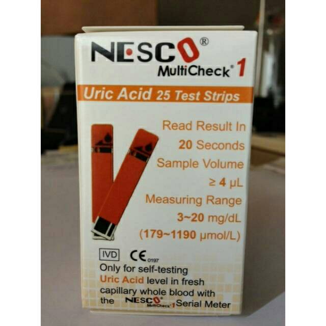 

Nesco strip uric acid/ asam urat
